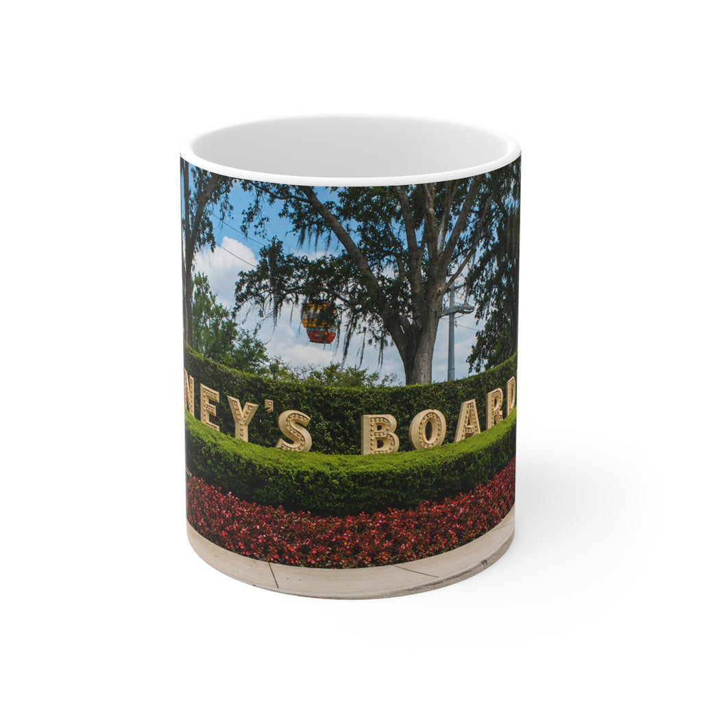 Disney Boardwalk Entrance Photo Ceramic Mug — 11oz & 15oz Coffee Cup