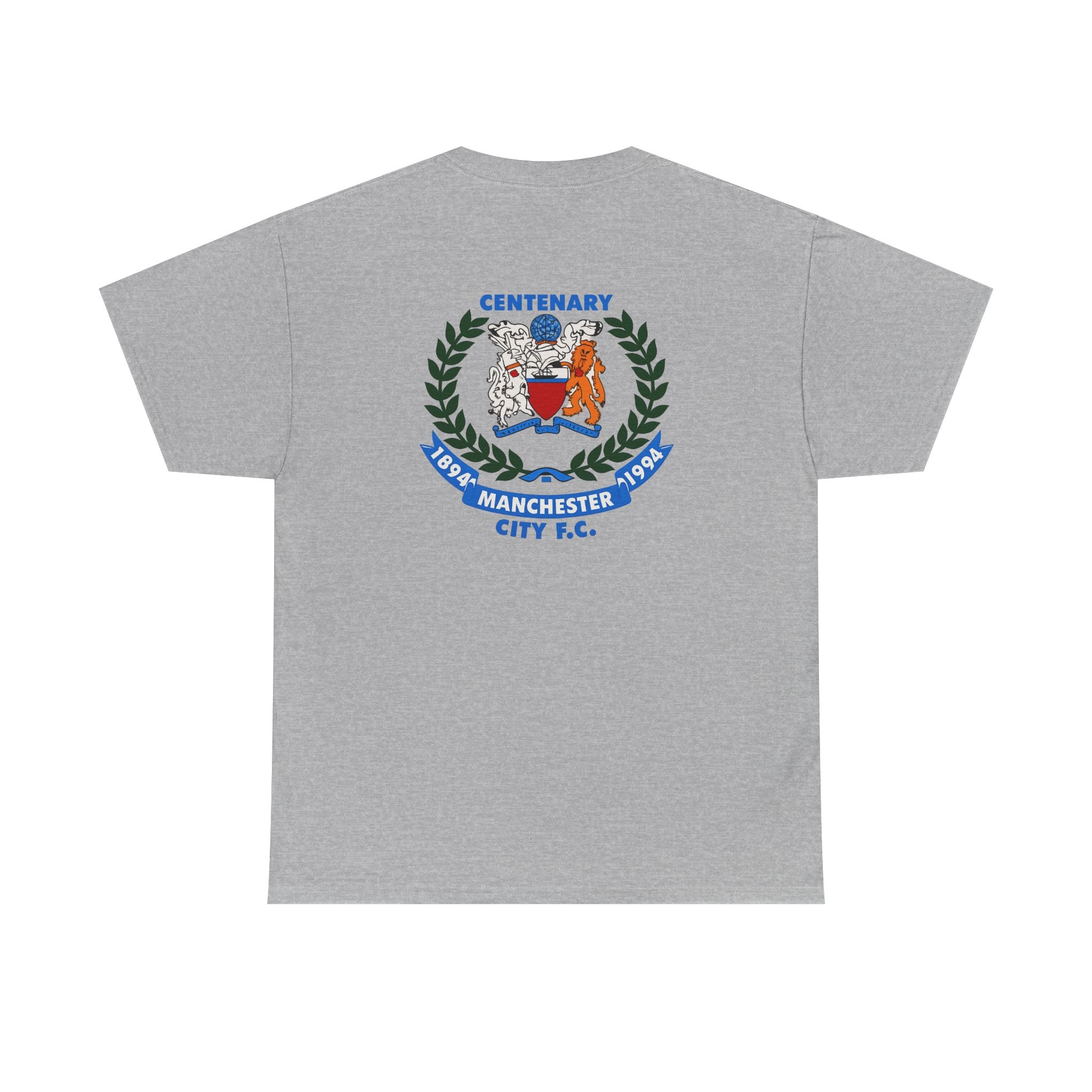 Centenary Manchester City FC Crest Tee — 1894–1994 Commemorative Shirt