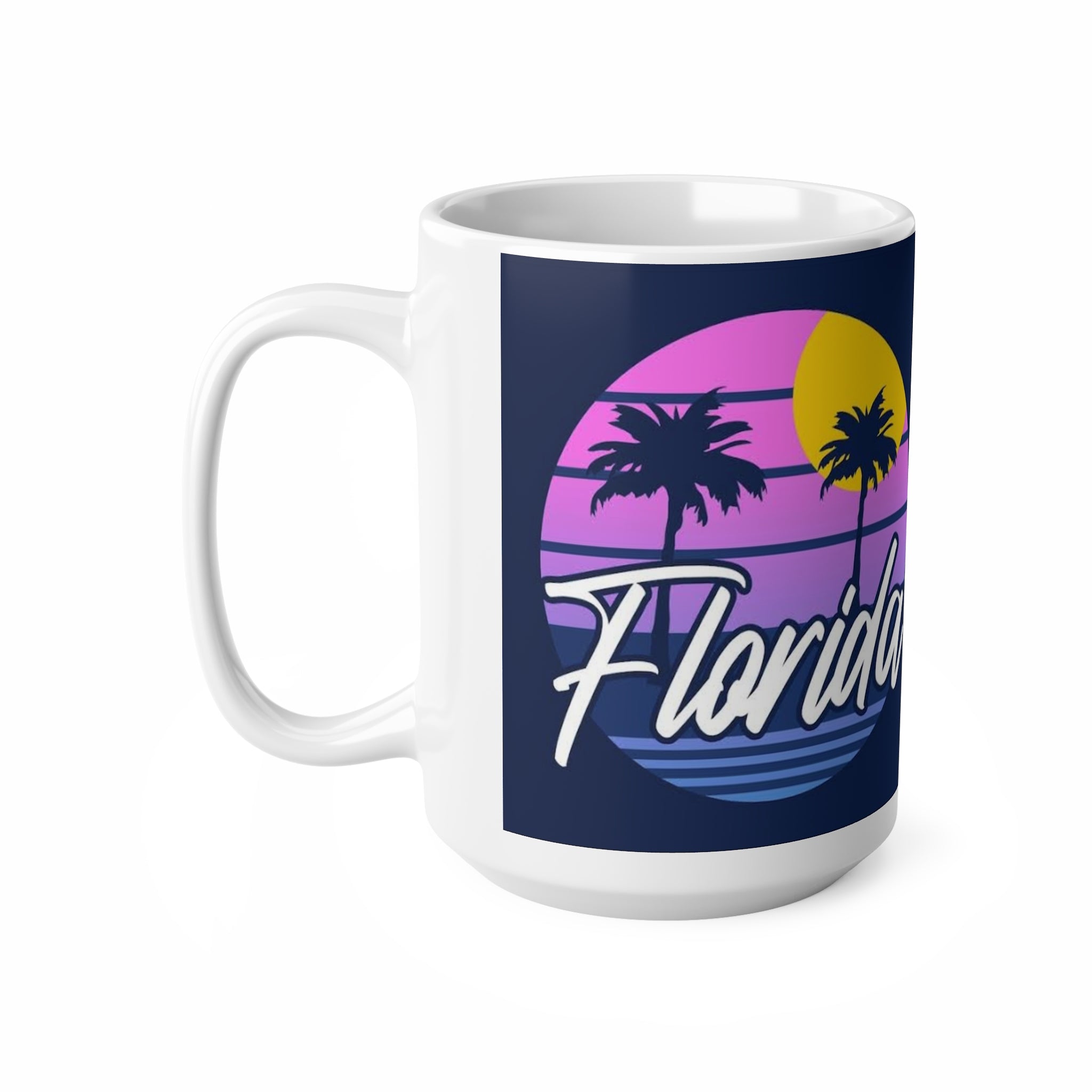 Florida Retro Sunset Coffee Mug - 11oz & 15oz Ceramic