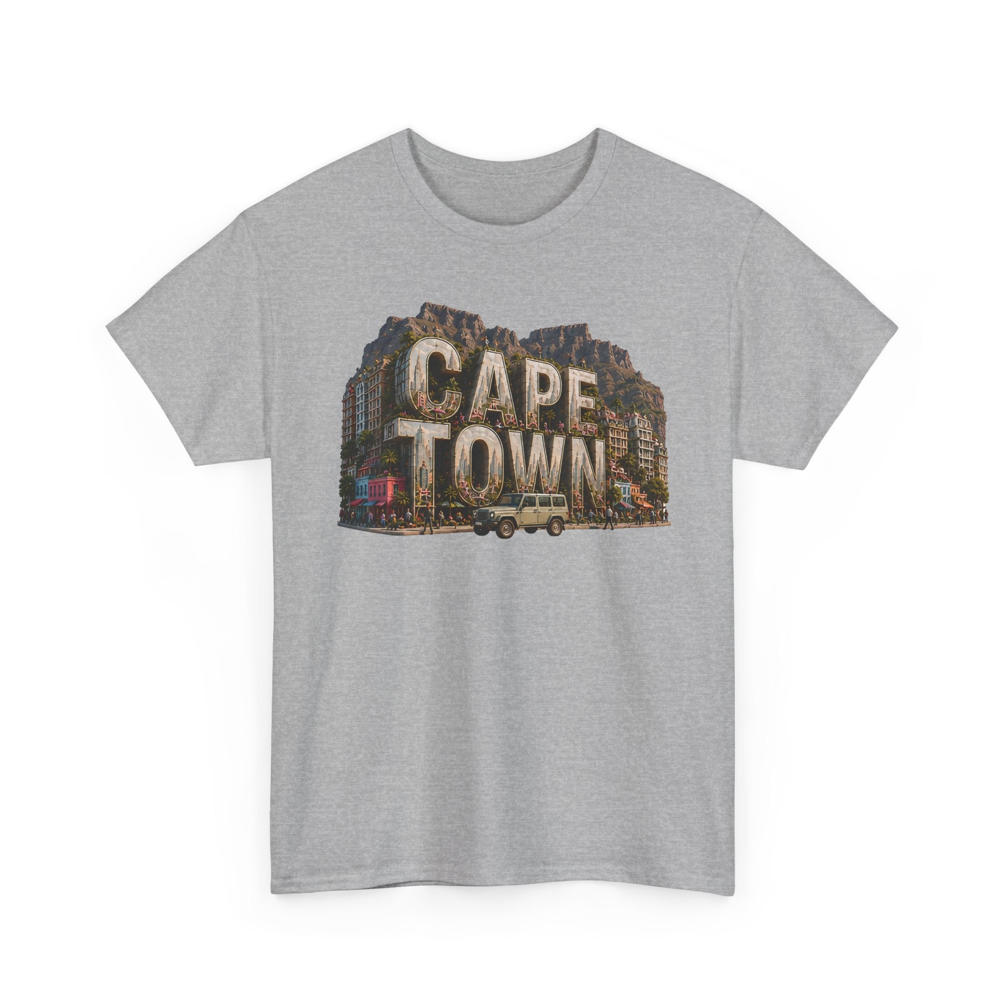 Cape Town Vintage Photo Tee — South Africa Travel Souvenir T-Shirt