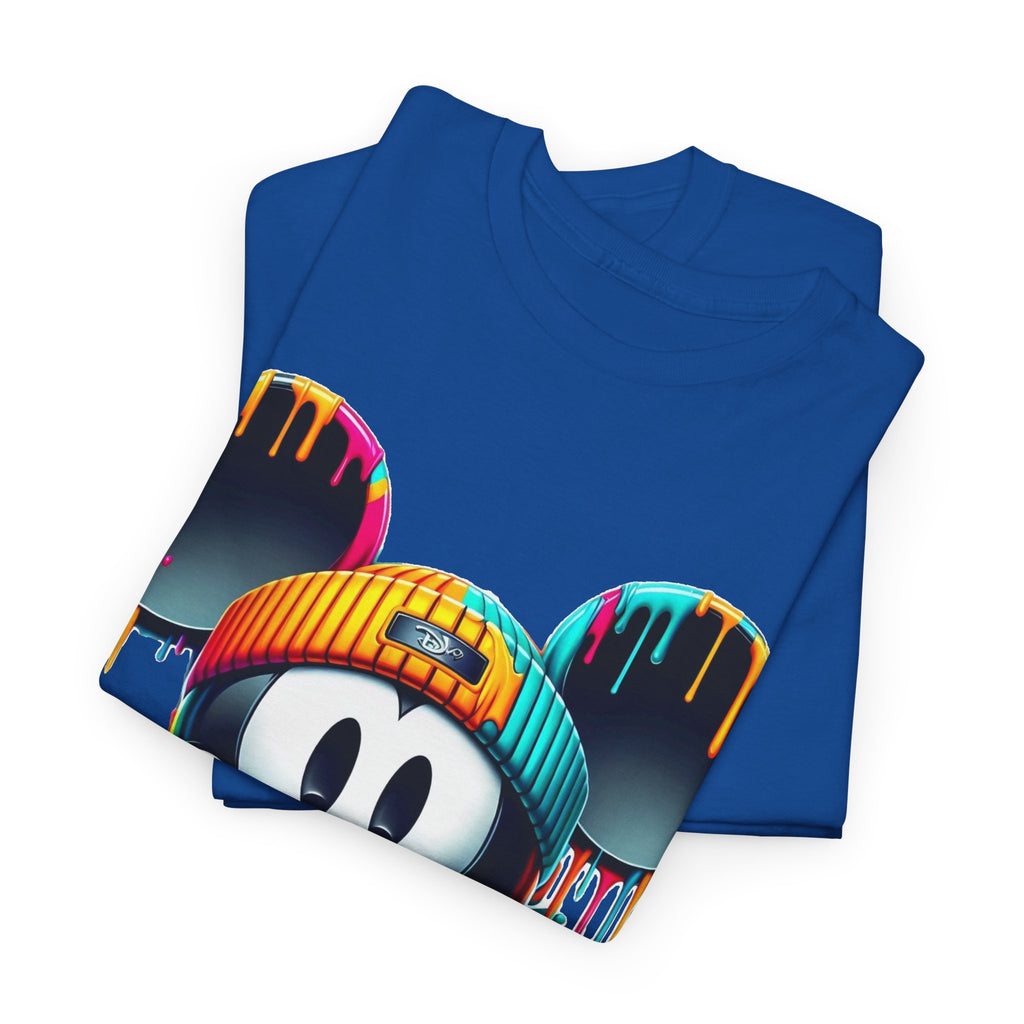 Mickey Graphic Tee — Colorful Street Art Mouse Character T-Shirt