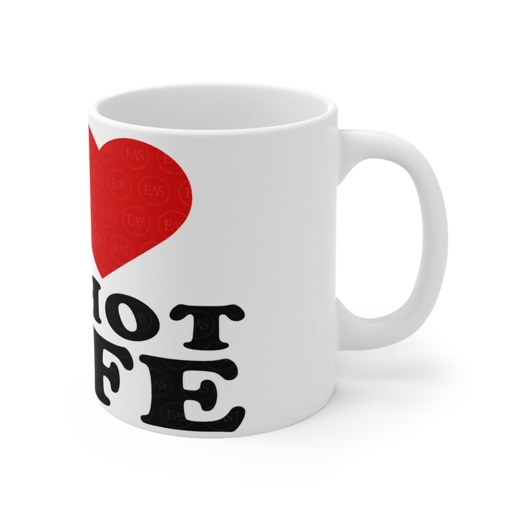 I  My Hot Wifey Ceramic Coffee Mug — 11oz & 15oz Romantic Gift
