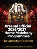 Arsenal 2026/2027 Official Home Matchday Programmes