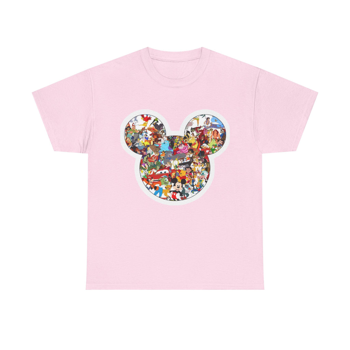 Mickey Collage T-Shirt — Vintage Disney Characters Graphic Tee