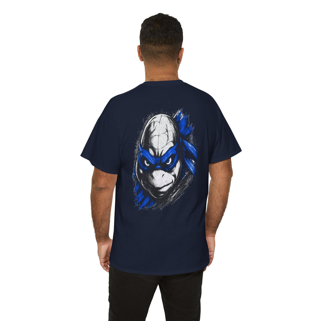 TMNT Leonardo Graphic Tee — Blue Mask Turtle T-Shirt