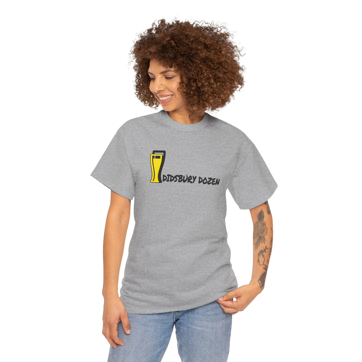 the Didsbury Dozen Beer Logo Cotton T-Shirt / Tee