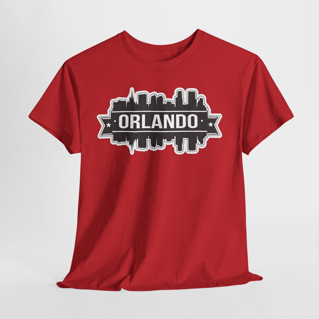 Orlando Skyline T-Shirt — Retro Badge Cityscape Tee