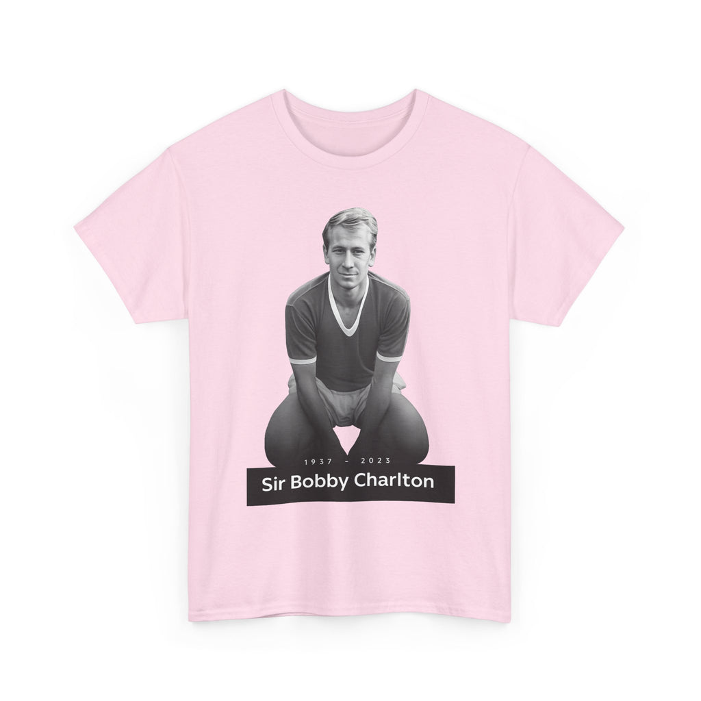 Sir Bobby Charlton Football Legend Cotton T‑Shirt