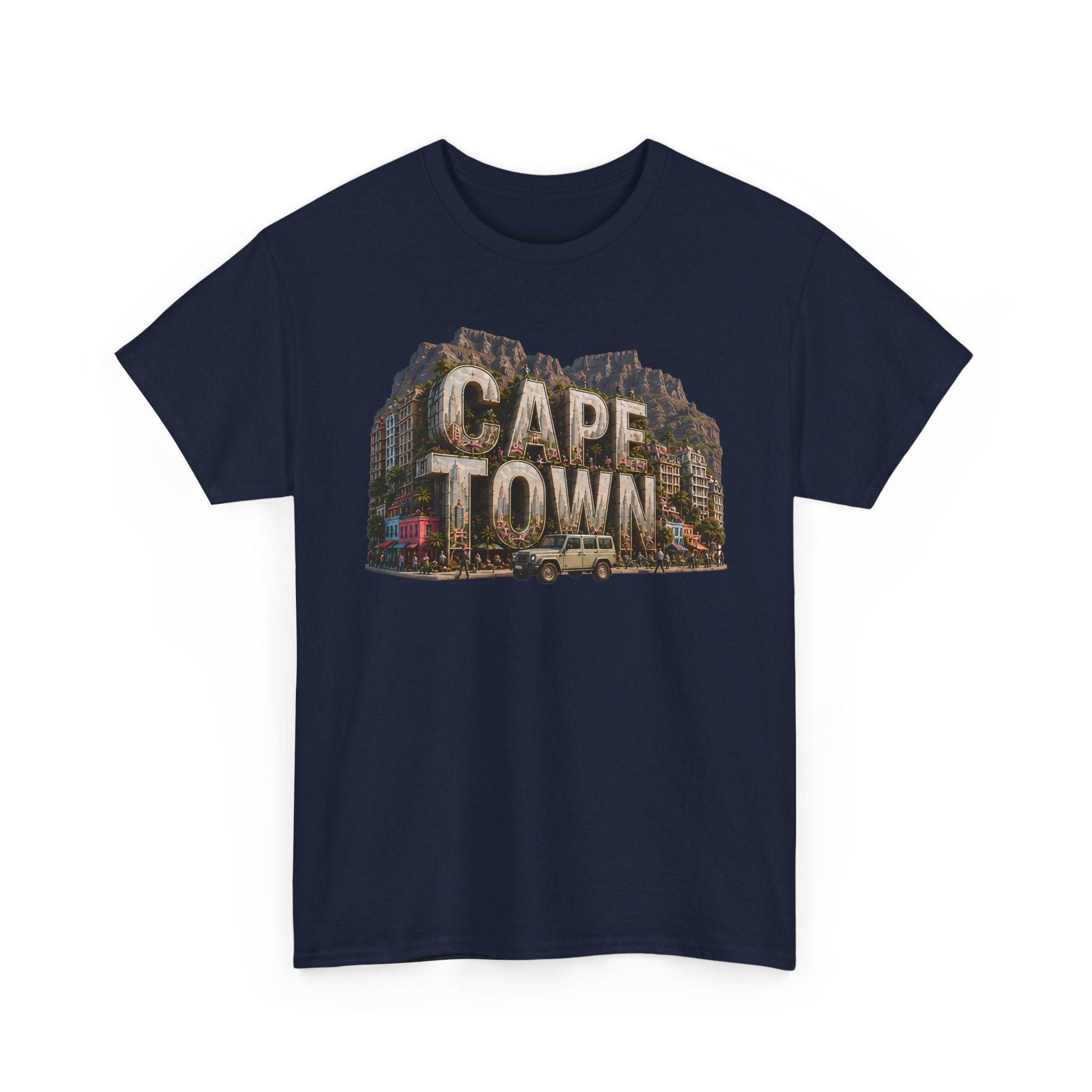 Cape Town Vintage Photo Tee — South Africa Travel Souvenir T-Shirt