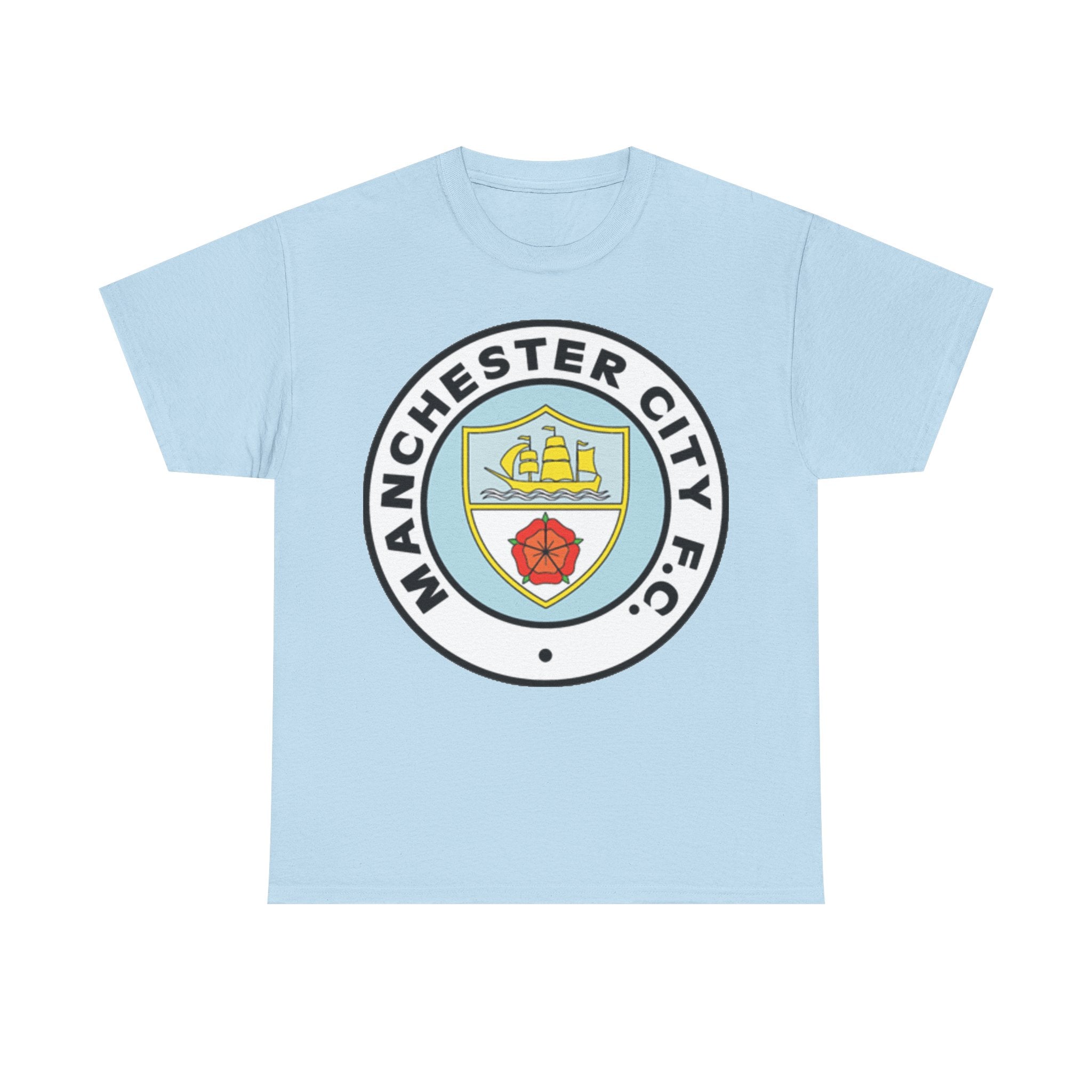 Manchester City F.C. Retro Crest T-Shirt – Retro Football Fan Tee