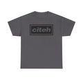 Manchester City Citeh Logo Tee — Minimalist Black Box Graphic T-Shirt