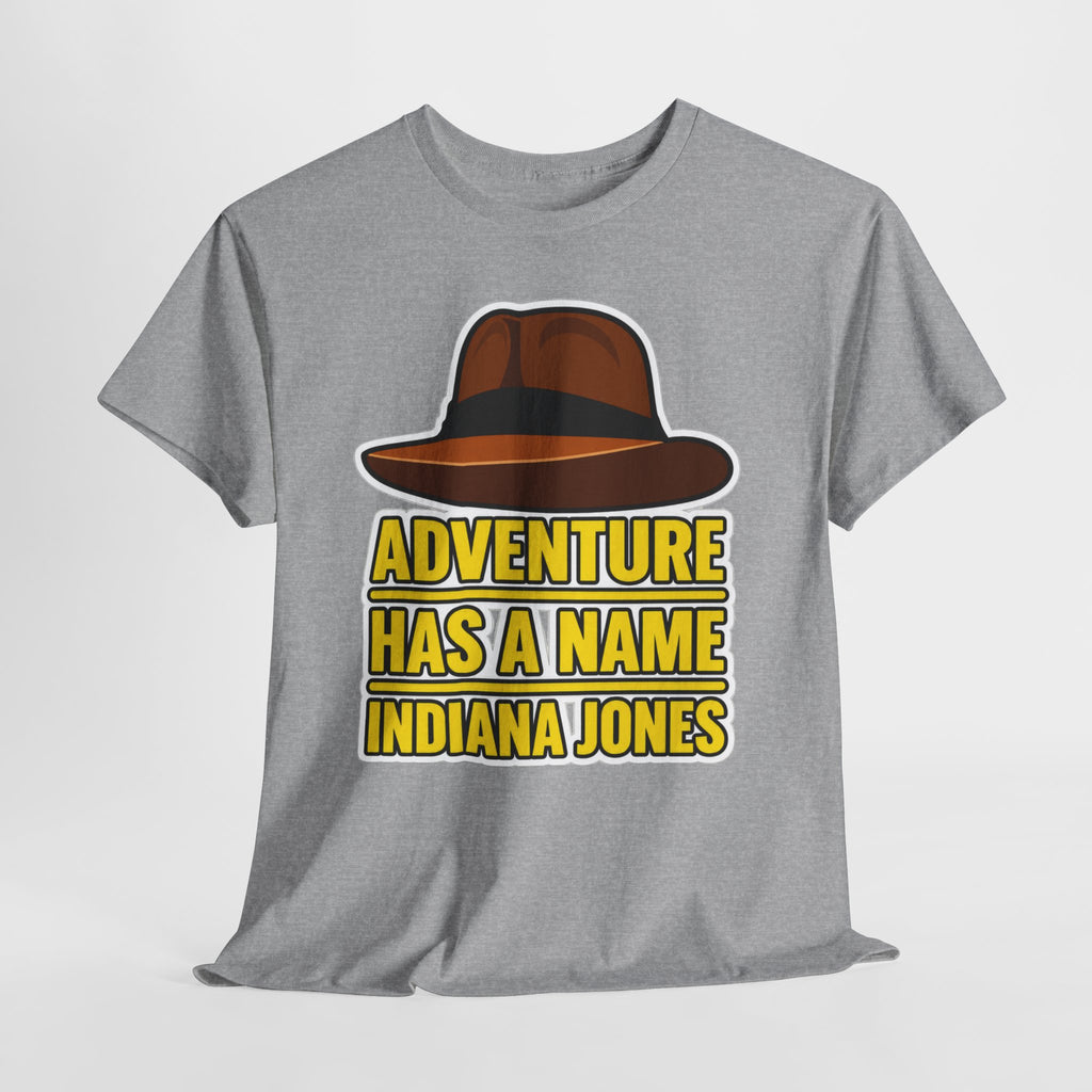 Adventure Has a Name Indiana Jones Graphic Cotton T-Shirt
