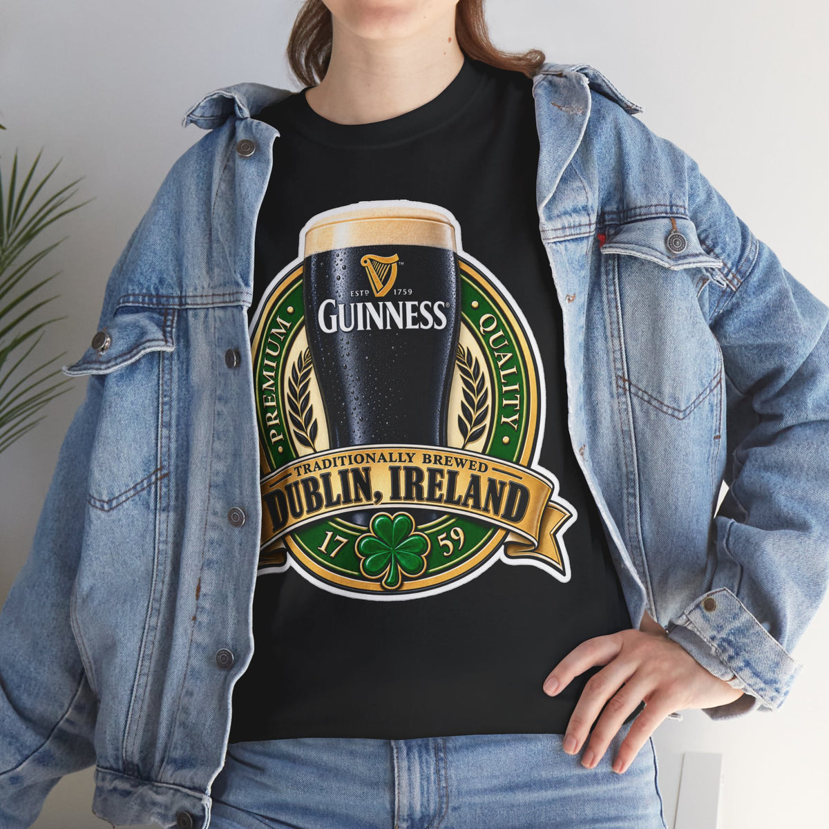 Guinness Dublin Ireland Graphic Cotton T-Shirt