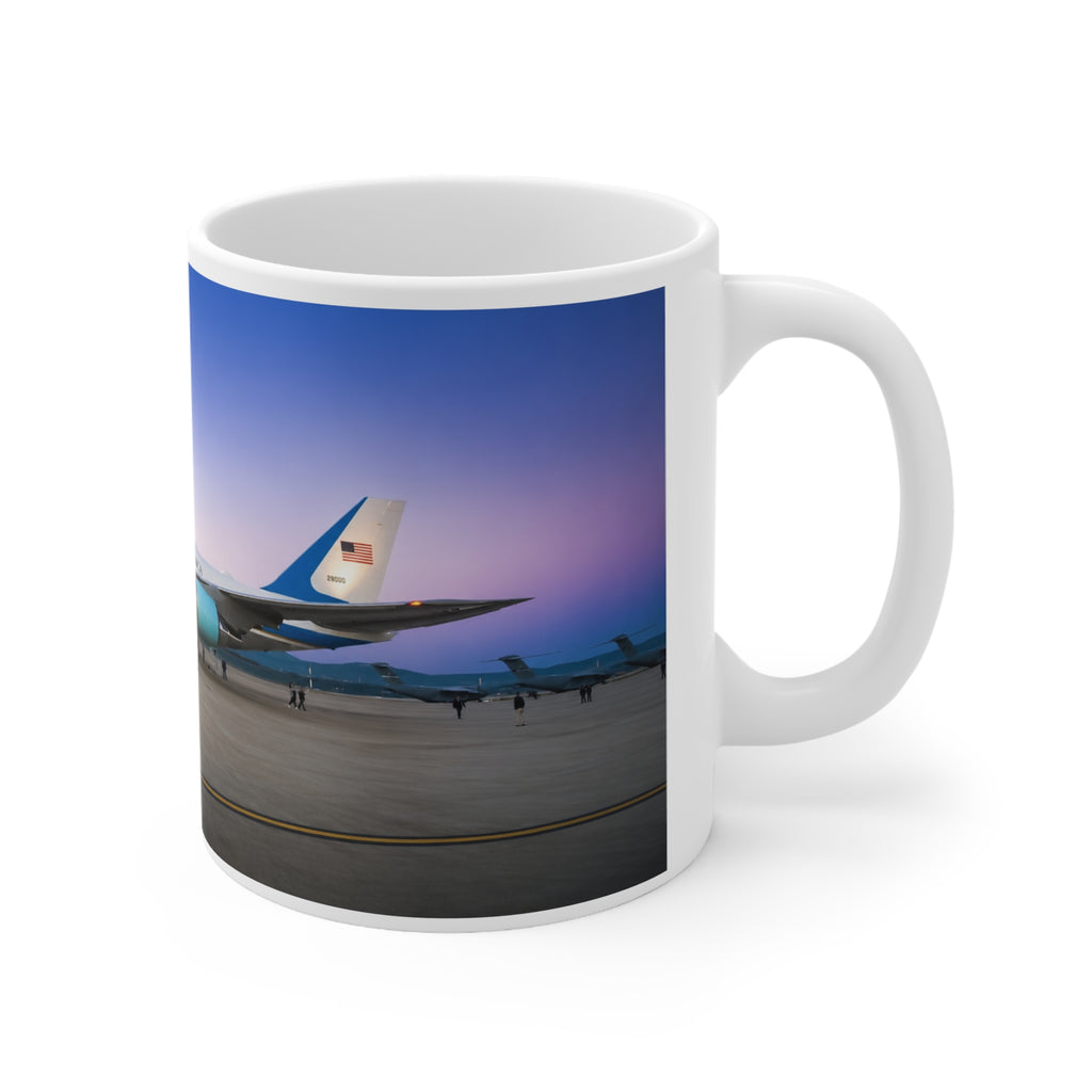Air Force One Photo Mug — 11oz & 15oz Ceramic Coffee Cup
