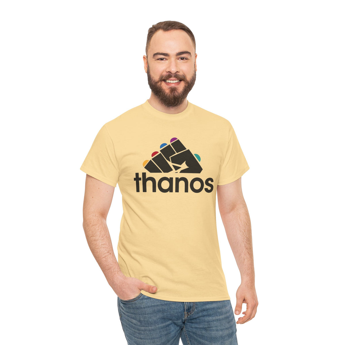 Thanos Logo Tee — Infinity Gauntlet Graphic T-Shirt