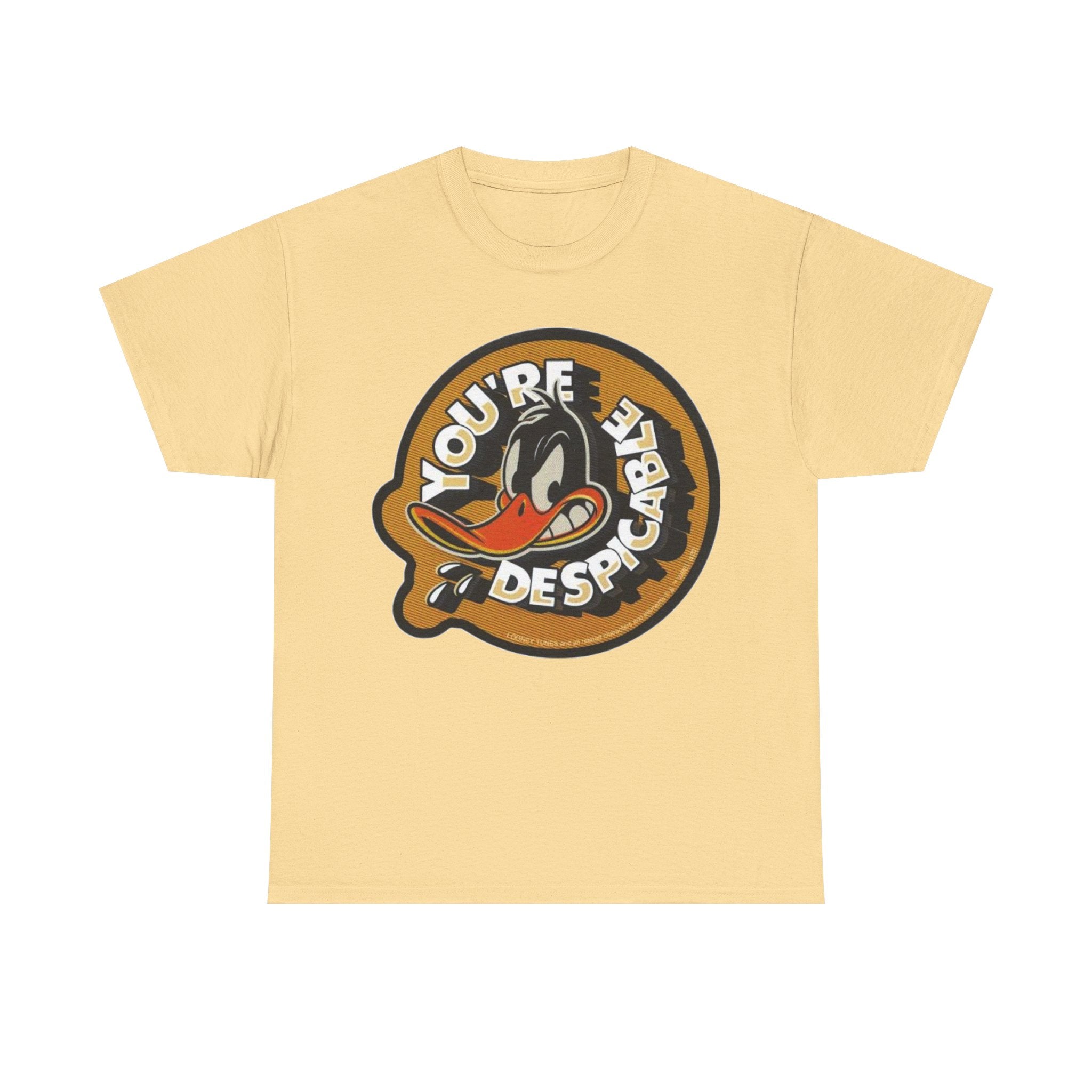 Vintage Daffy Duck Graphic Tee — “You're Despicable” Retro Cartoon Shirt