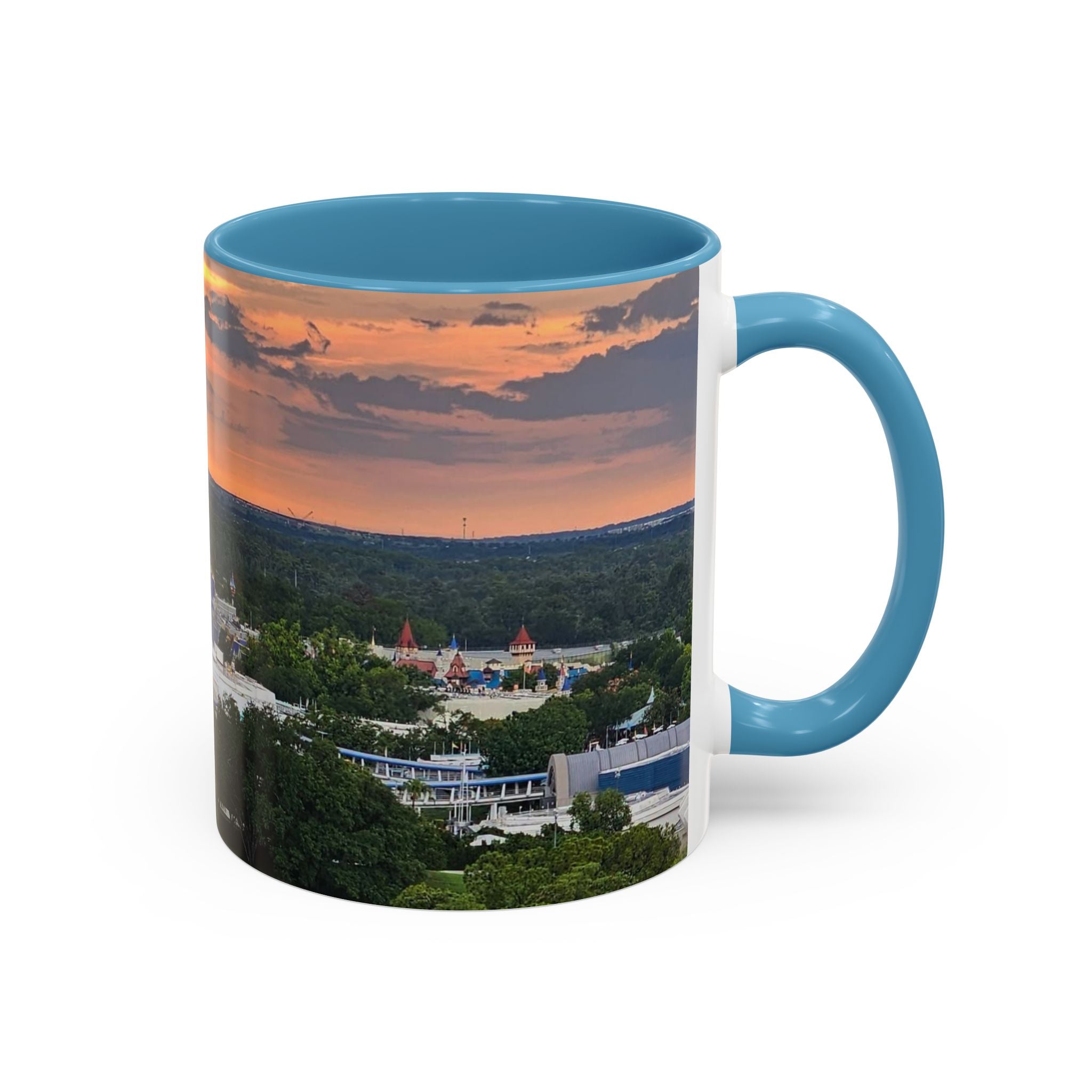Disney Magic Kingdom Castle Sunset Coffee Mug (Accent, 11/15oz)