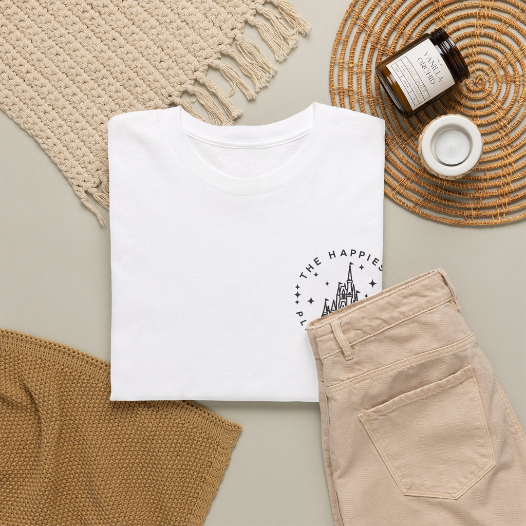 The Happiest Place on Earth Castle Graphic Cotton T-Shirt