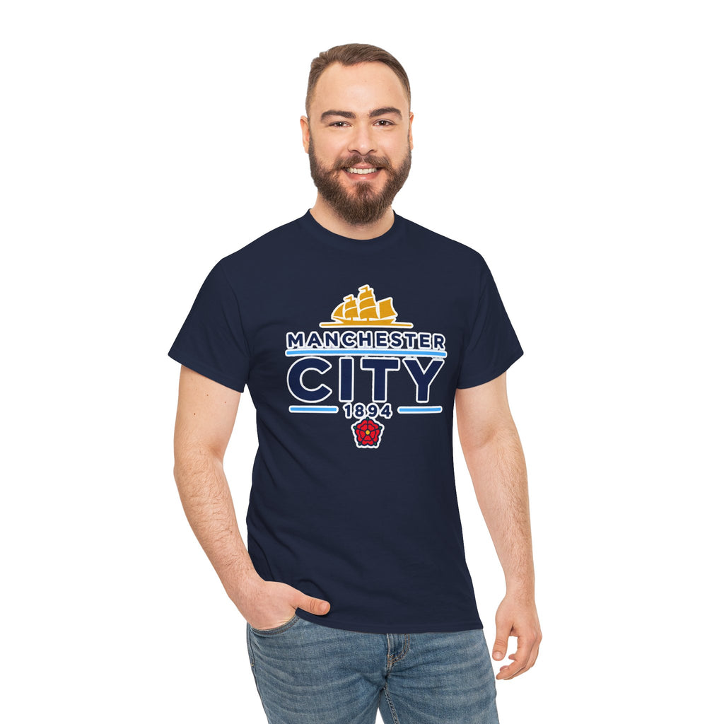 Manchester City 1894 Tee – Retro Football Crest T‑Shirt