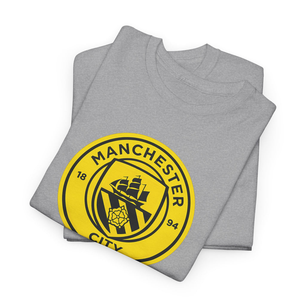 Manchester City Yellow Crest T-Shirt