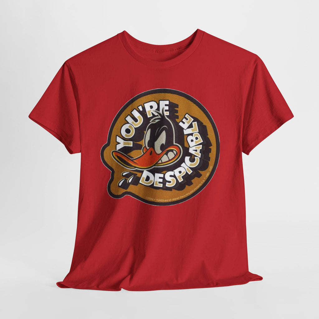 Vintage Daffy Duck Graphic Tee — “You're Despicable” Retro Cartoon Shirt