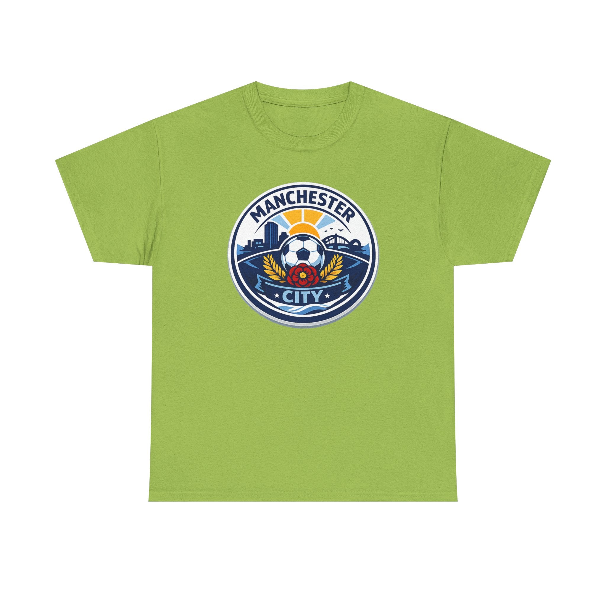 Manchester City Unofficial Soccer Logo T-Shirt — Football Fan Tee