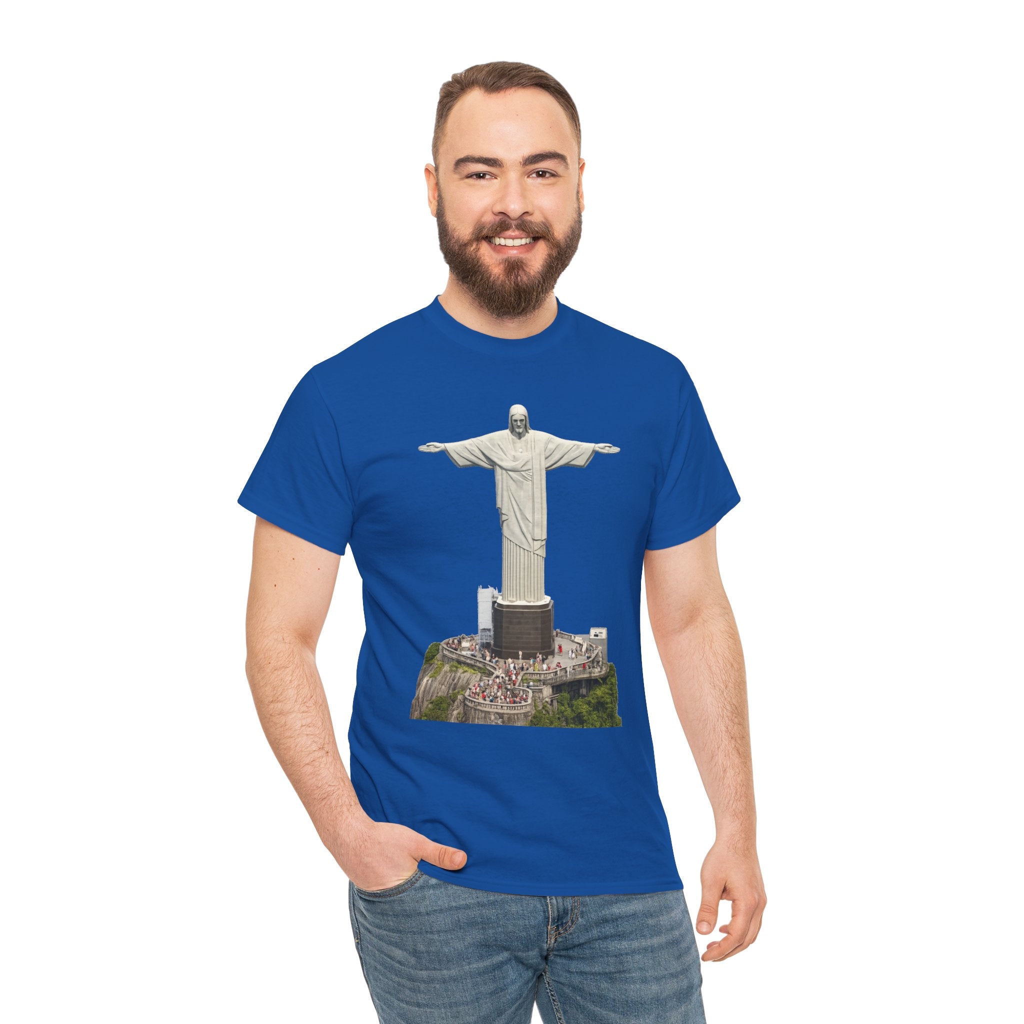 Christ the Redeemer Rio T-Shirt — Brazil Travel & Faith Souvenir Tee