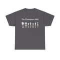 Liverpool The Champions Wall T-Shirt – Soccer/Football Trophy Timeline Tee