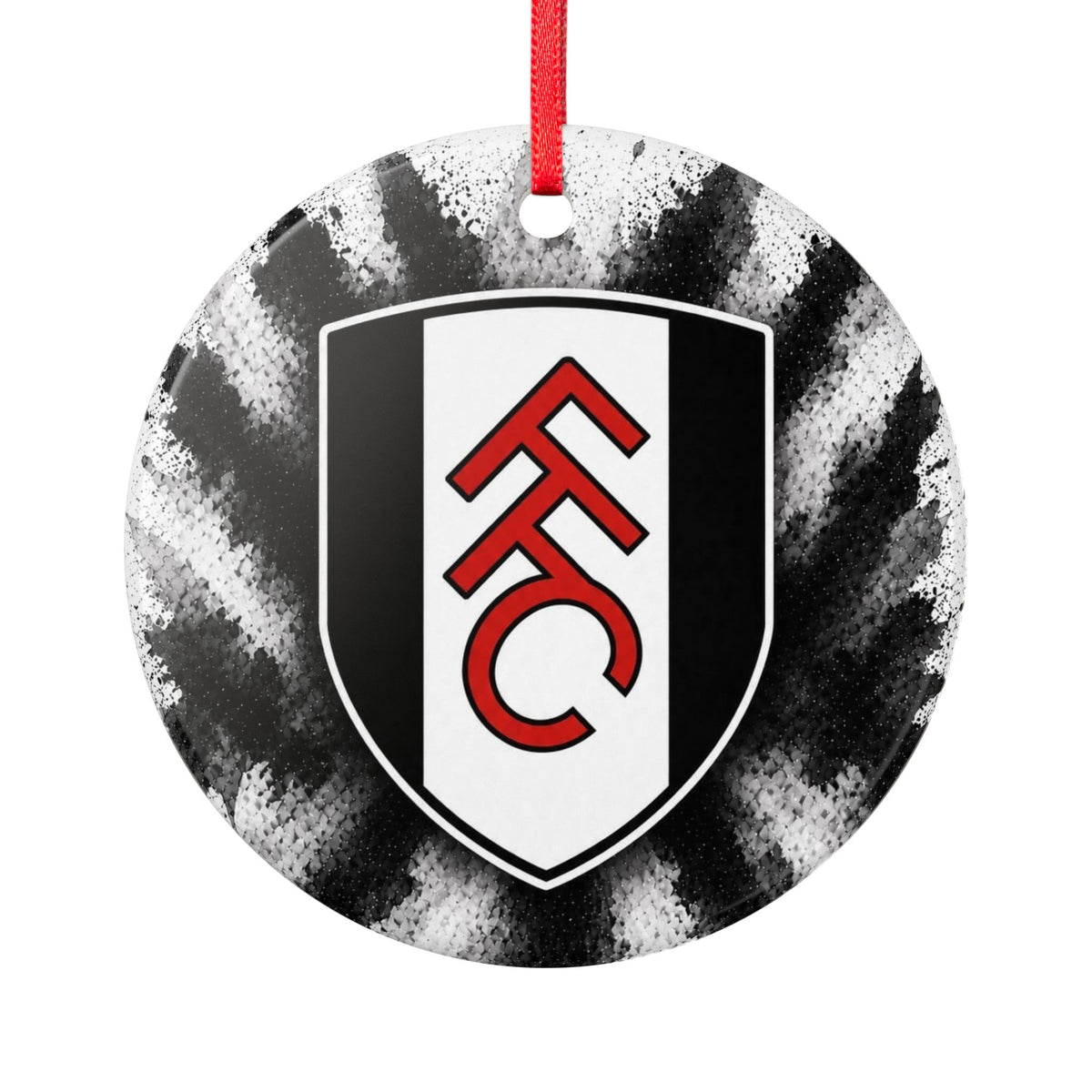 Fulham FC Ceramic Ornament — Football Club Crest Holiday Decoration