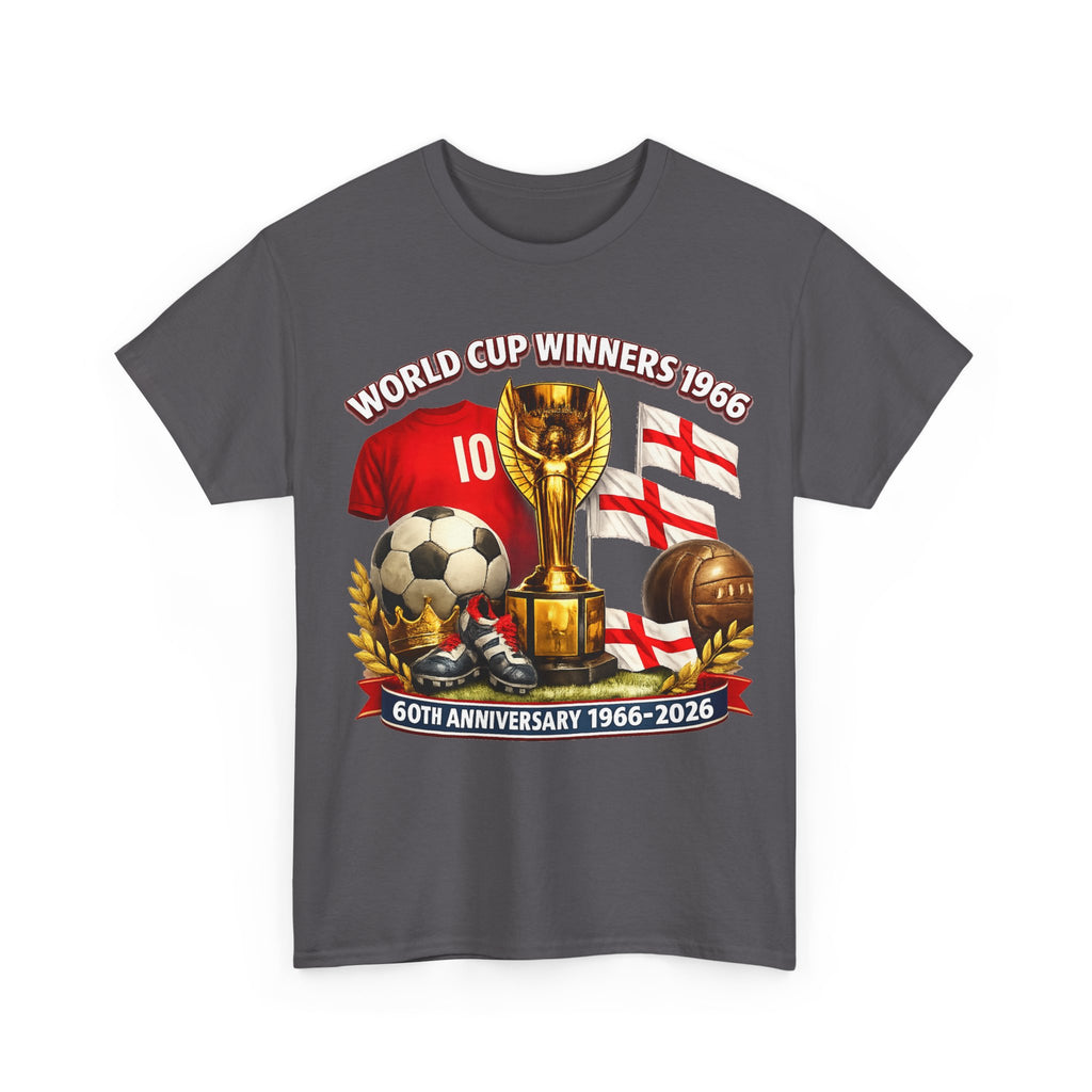1966 World Cup Winners T‑Shirt — 60th Anniversary England Football Tribute