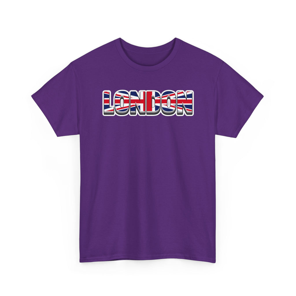 London Union Jack Graphic Tee — Bold UK Travel T-Shirt