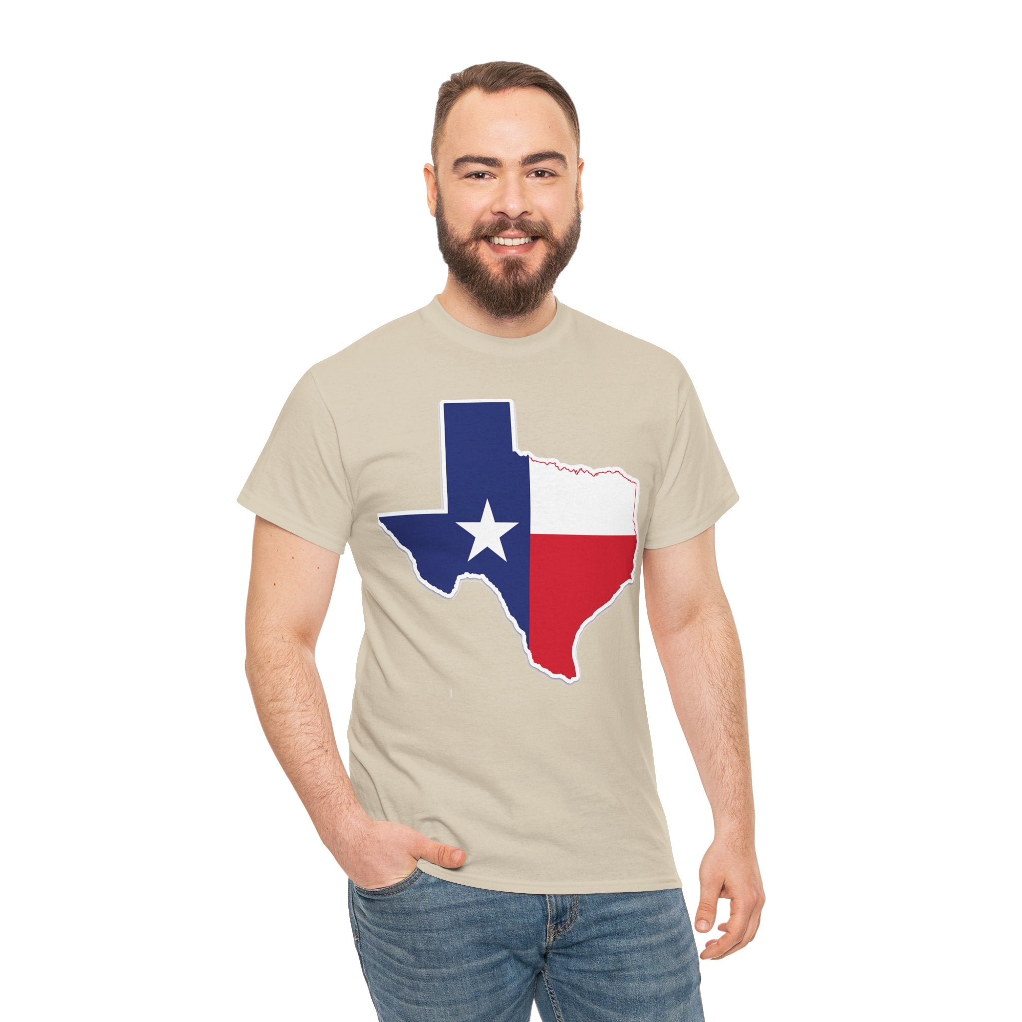 Texas Flag Outline T-Shirt — Lone Star State Pride Tee