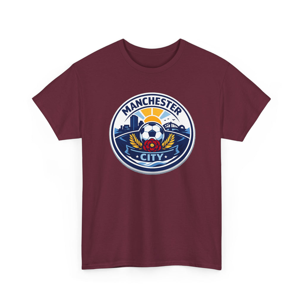 Manchester City Unofficial Soccer Logo T-Shirt — Football Fan Tee