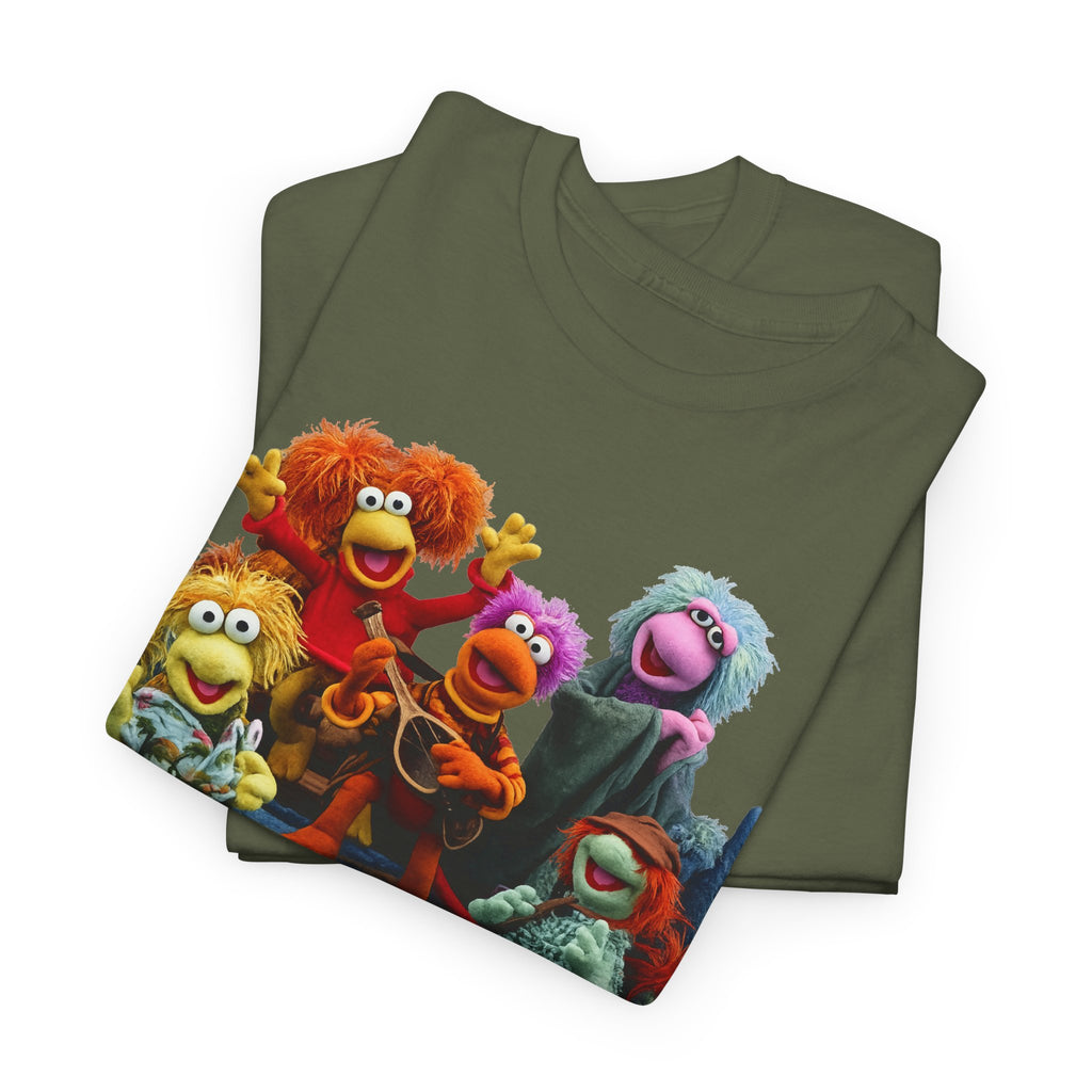 Fraggle Rock Muppet Crew Graphic Tee — Vintage Puppet Group T-Shirt