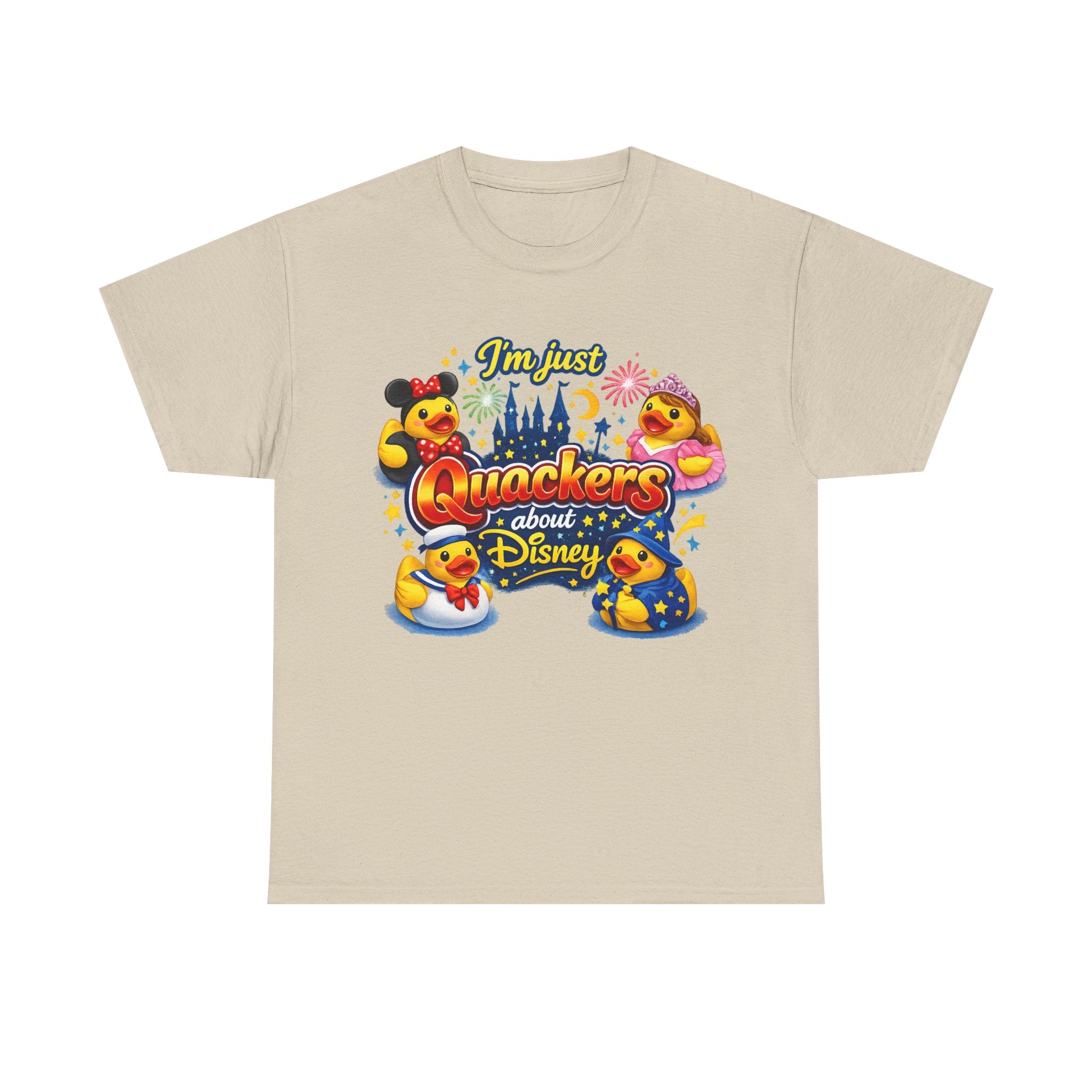 Quackers About Disney Rubber Duck Tee — "I'm Just Quackers About Disney" Graphic T-Shirt