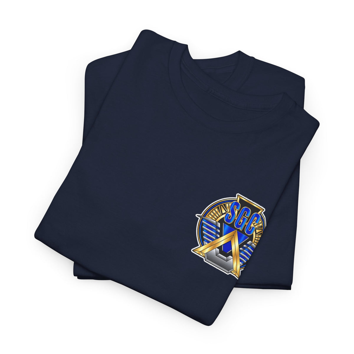 Stargate SGC Military-Style Emblem Cotton T-Shirt
