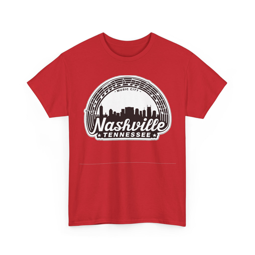 Nashville Tennessee Skyline Tee — Retro Music City Graphic Shirt