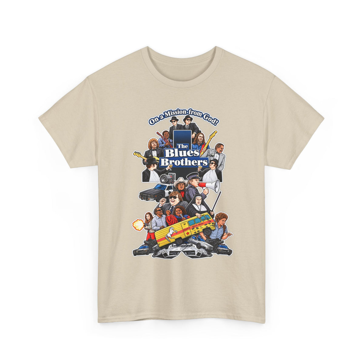 The Blues Brothers Movie Graphic Cotton T-Shirt