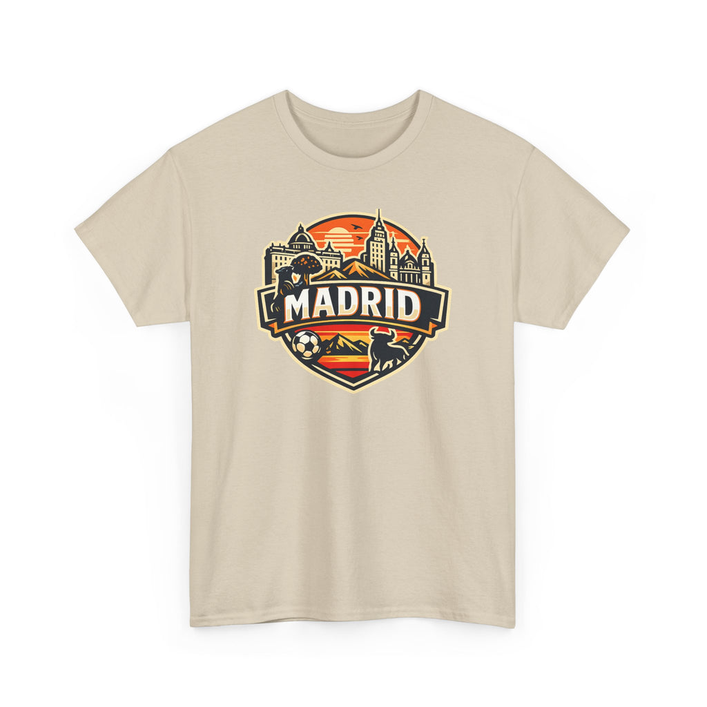 Madrid Skyline Soccer Crest T-Shirt