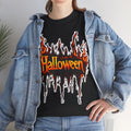 Halloween Fire and Ice Graphic Cotton T-Shirt
