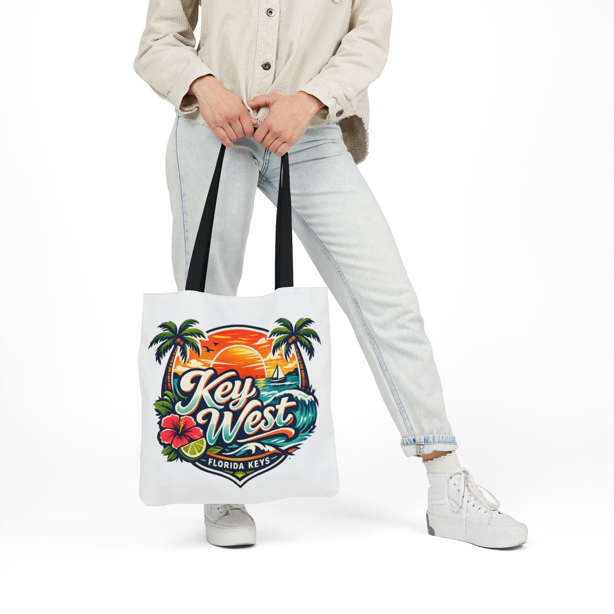 Key West Sunset Canvas Tote