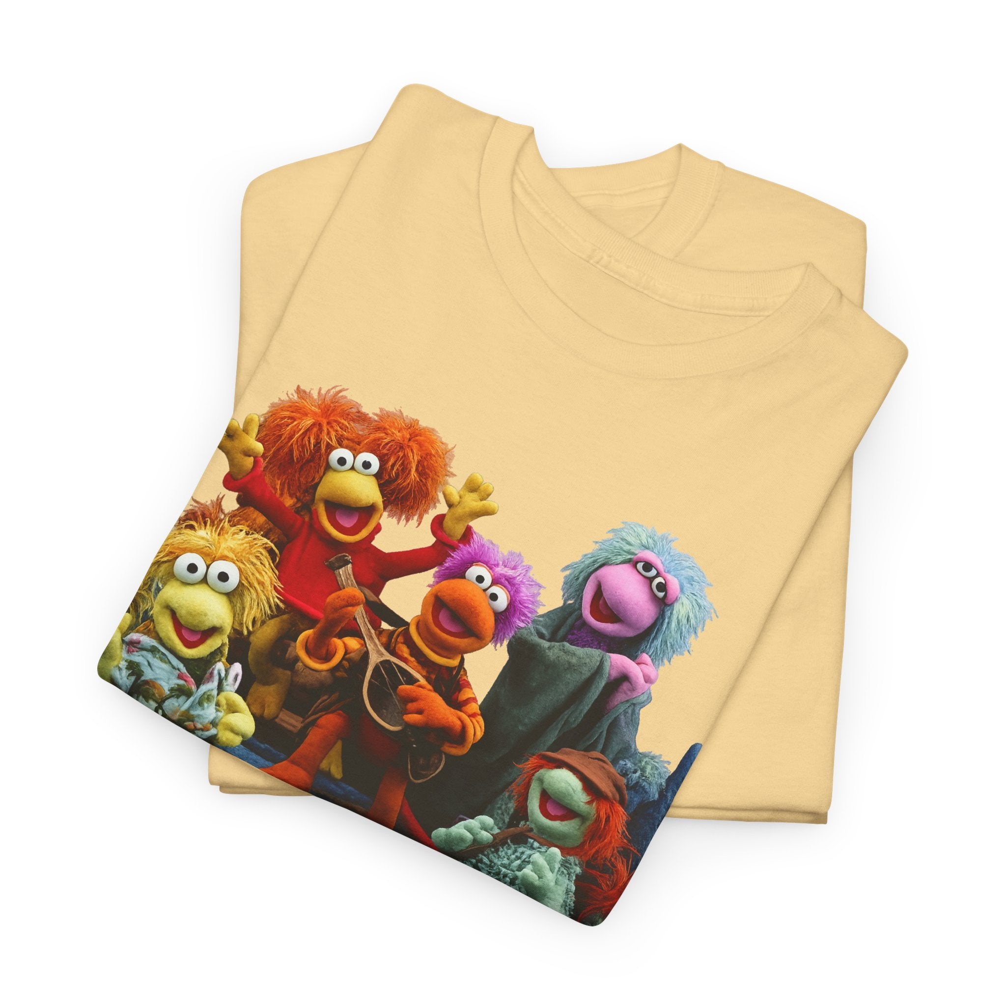 Fraggle Rock Muppet Crew Graphic Tee — Vintage Puppet Group T-Shirt