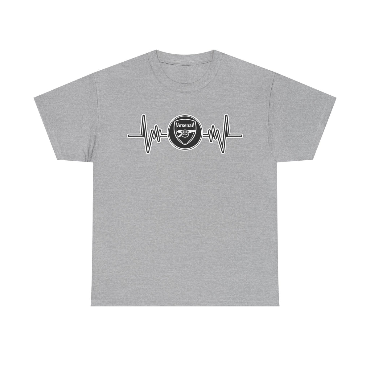 Arsenal Heartbeat T-Shirt — Premier League Fans’ Cotton Tee