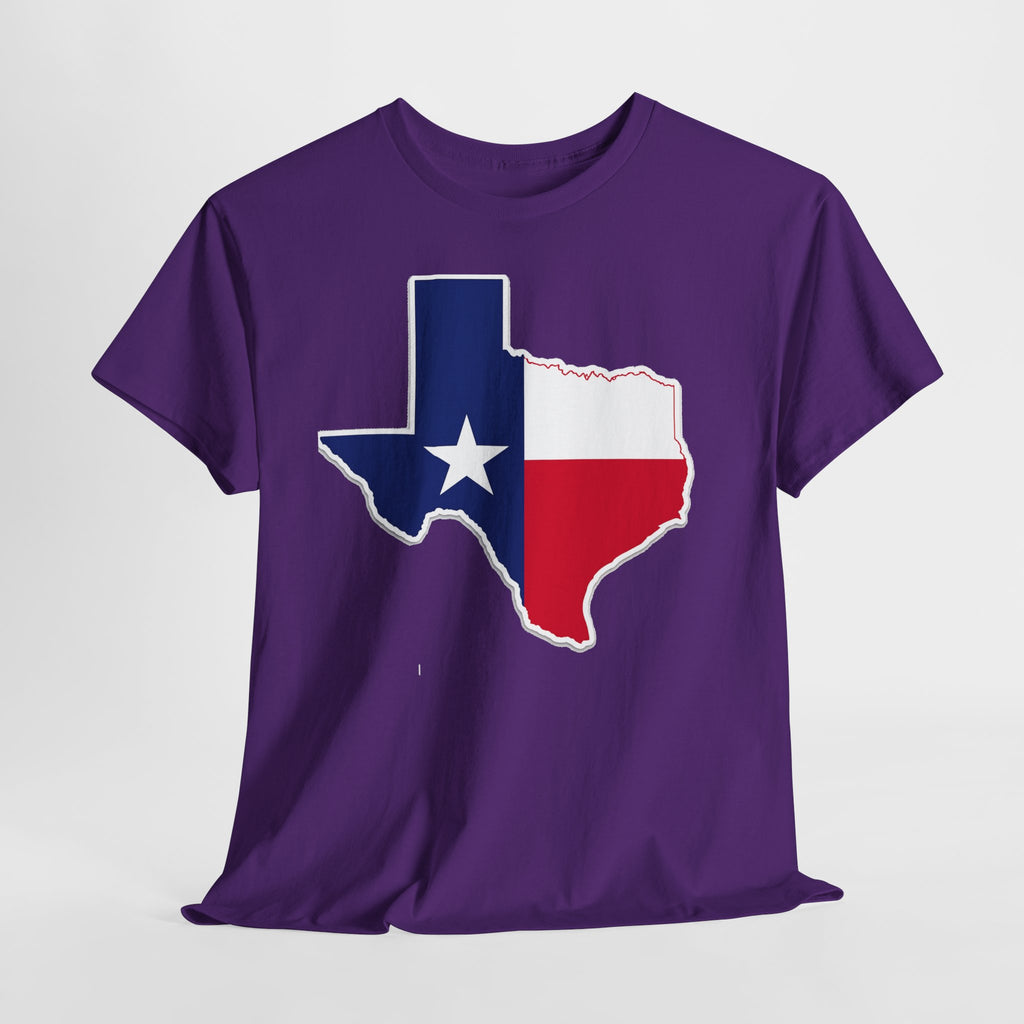 Texas Flag Outline T-Shirt — Lone Star State Pride Tee