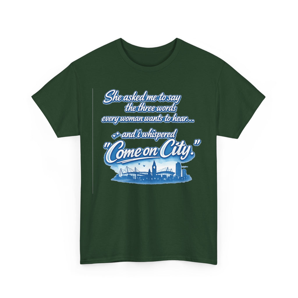 Come on City Skyline Tee — Retro Script Urban Pride T‑Shirt