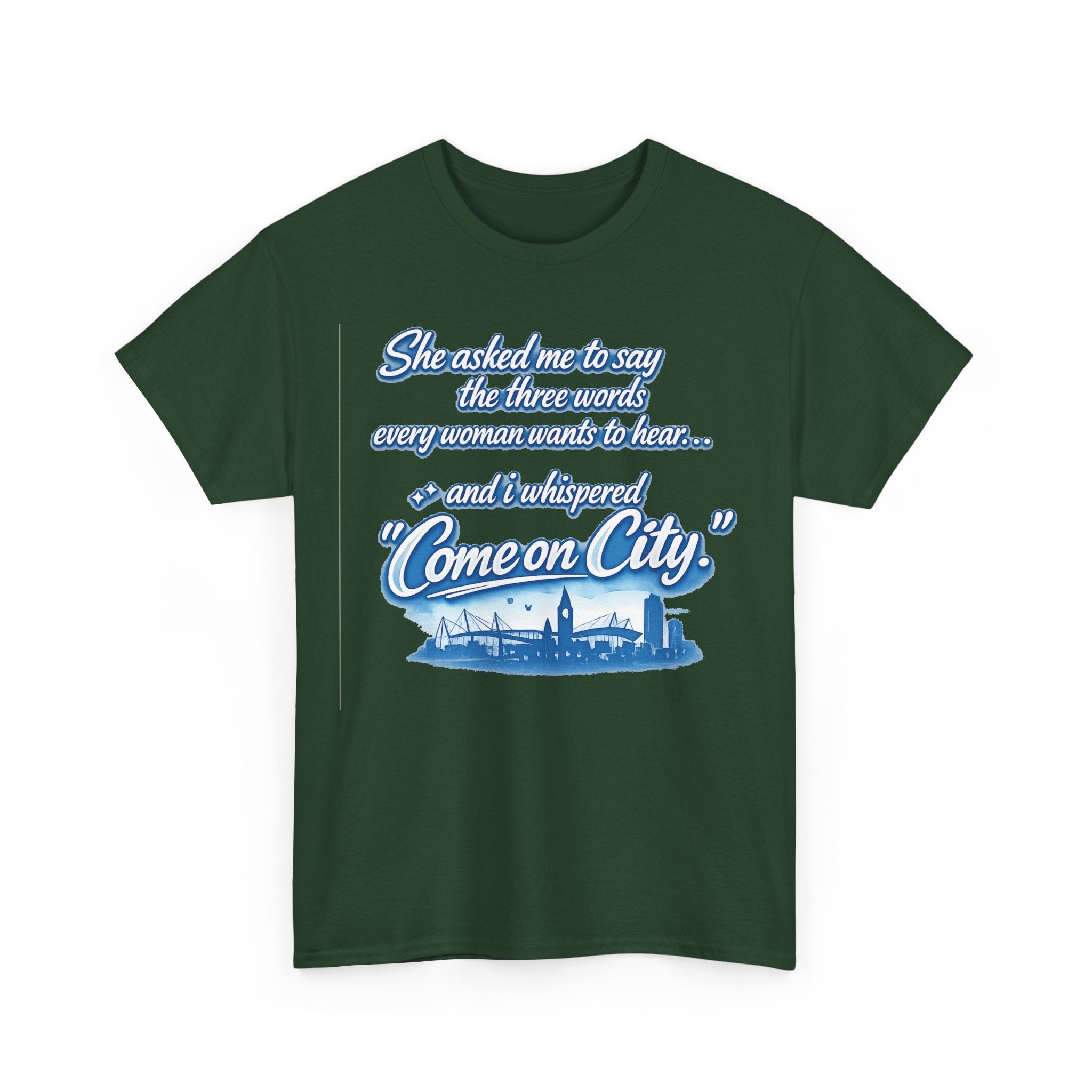 Come on City Skyline Tee — Retro Script Urban Pride T‑Shirt