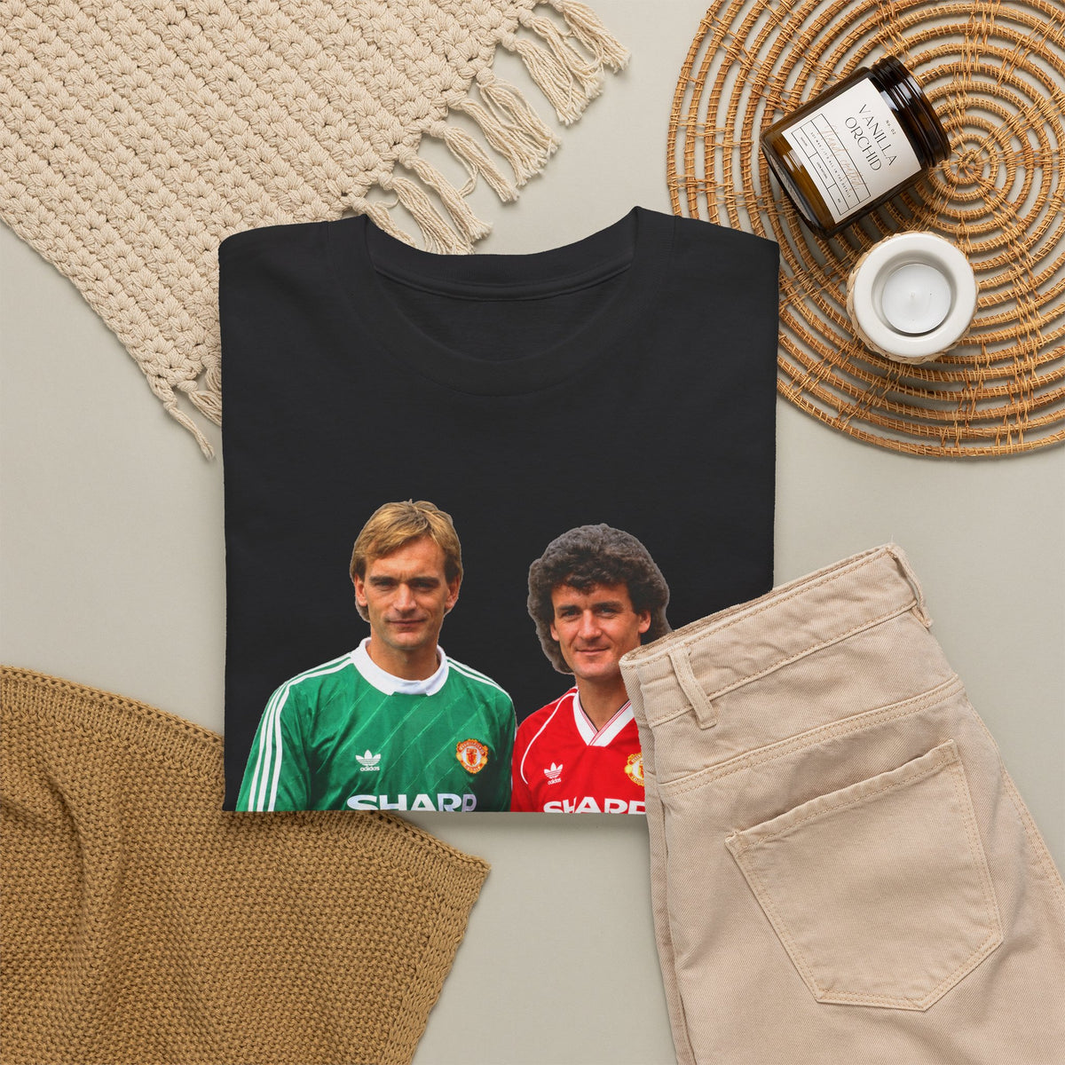 Leighton & Hughes Manchester United Legends Coton T-shirt