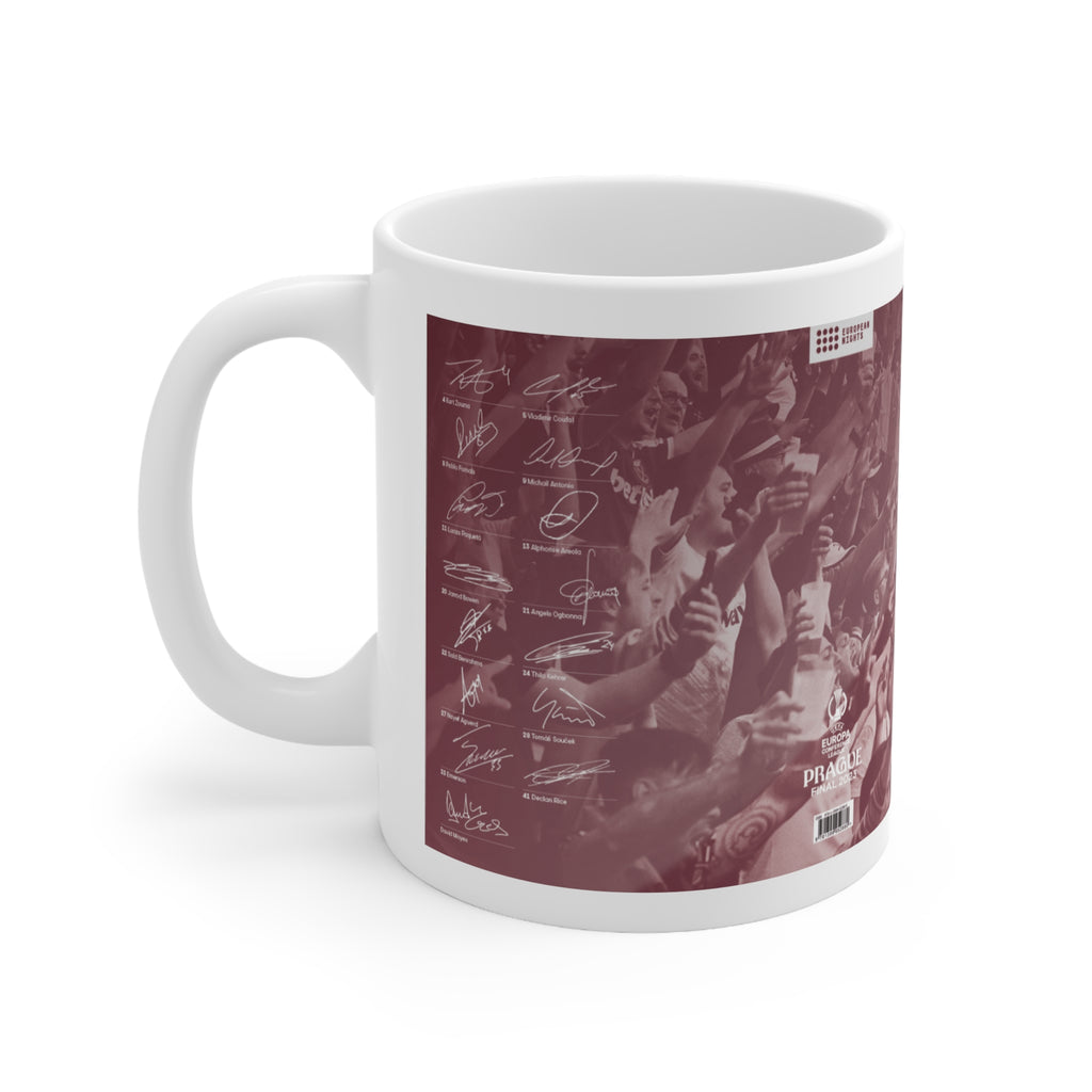 2023 UEFA Conference League Winners Programme Cover Inspired Ceramic Coffee Mug – (11oz/15oz)