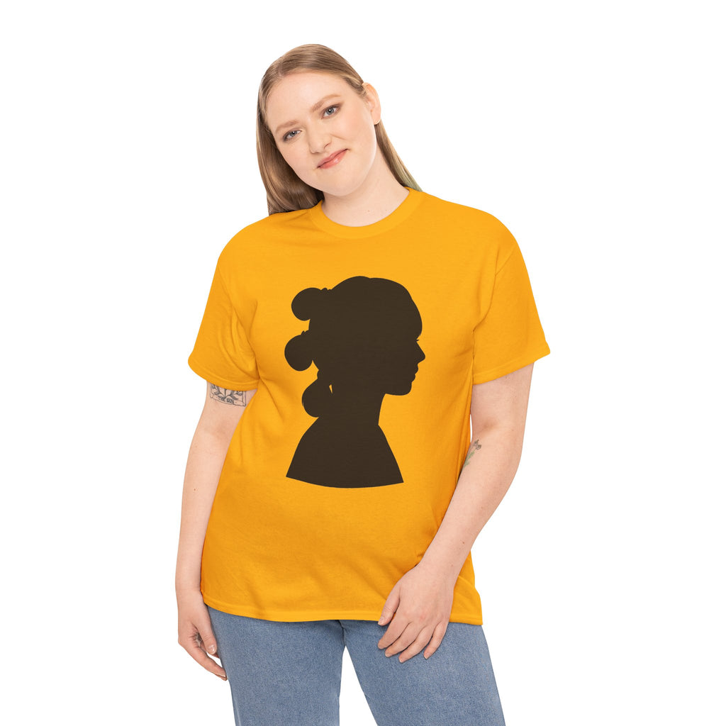 Princess Leia Star Wars Silhouette Profile Tee — Classic Portrait T‑Shirt
