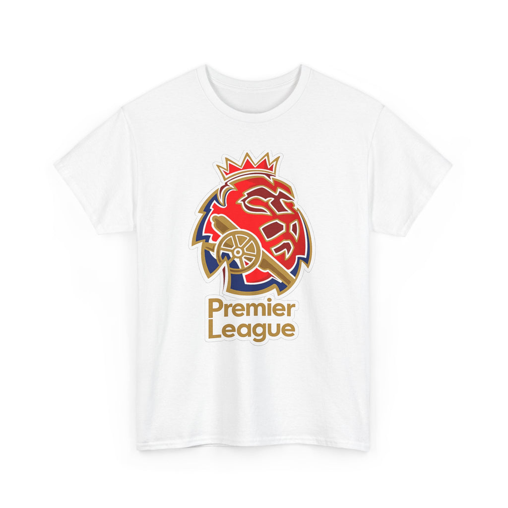 Arsenal Premier League Lion Logo T-Shirt — Soccer Fan Tee